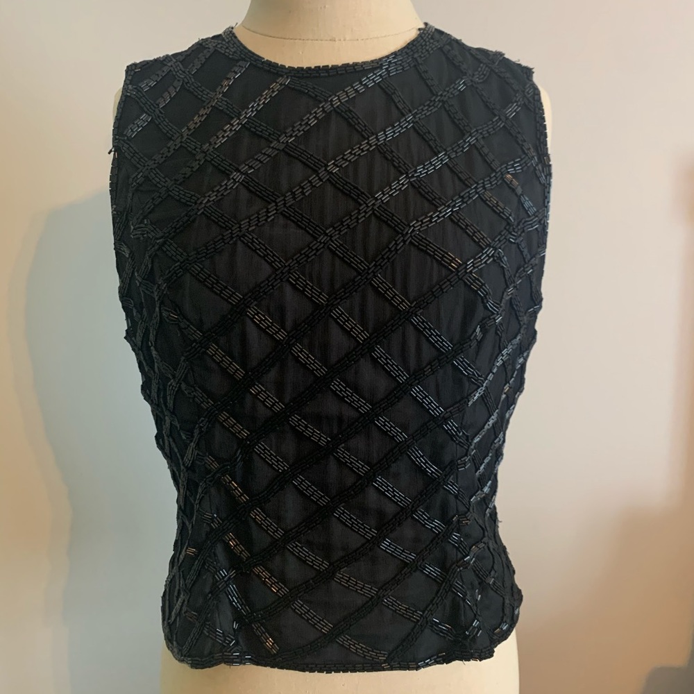 Vintage beaded top
